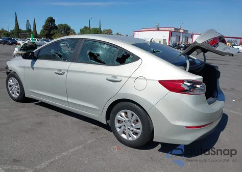 2017 Hyundai Elantra Se z USA, uszkodzony, nr VIN 5NPD74LF6HH101658